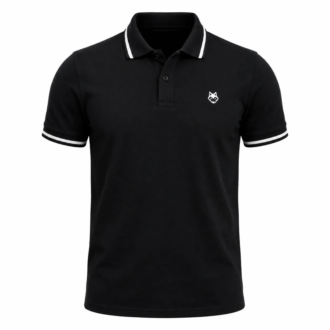 Polo Negro Elegance™ – Camiseta Polo Premium para Hombre
